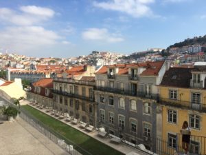 Colorful architecture in Lisbon, Portugal