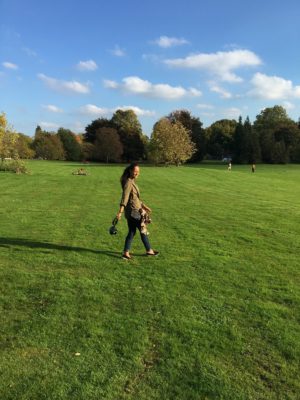 Walking through Parc de Laeken in Brussels, Belgium