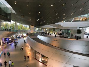 Inside BMW Welt in Munich, Germany