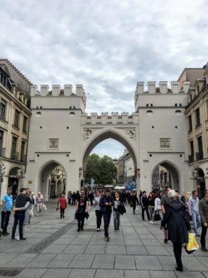 Karlsplatz in Munich, Germany