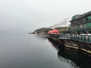 Restaurant Collette on Lake Sevan in Armenia