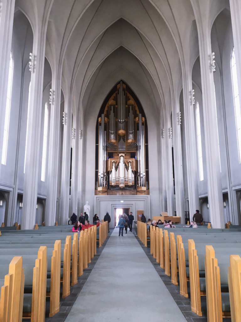 Hallgrimskirkja church in Reykjavik Iceland • HOUSE OF WEND