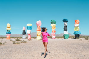 Seven Magic Mountains in Las Vegas Nevada